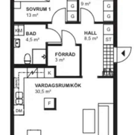 Rent this 3 bed apartment on Vikingalekan in Parkallén, 245 64 Hjärup