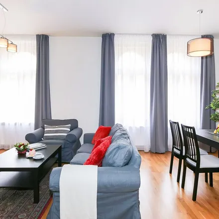Rent this 1 bed apartment on Moravská 1112/26 in 120 00 Prague, Czechia