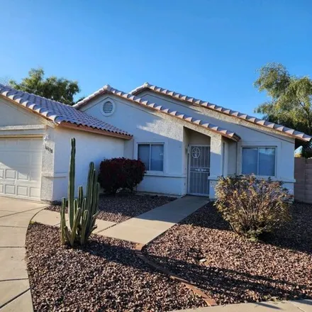 Rent this 3 bed house on 16138 West Madison Street in Goodyear, AZ 85338