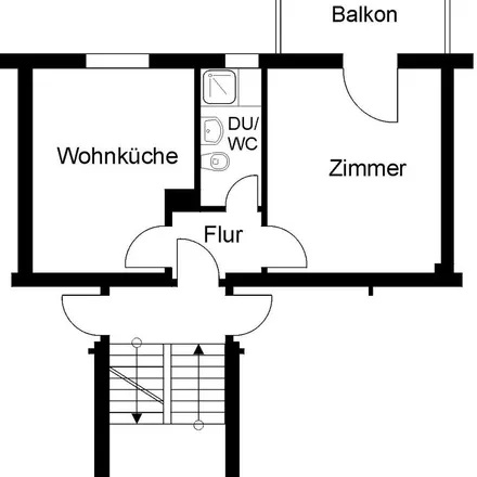 Rent this 1 bed apartment on Otto-Finsch-Straße 6 in 38108 Brunswick, Germany