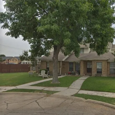 Rent this 3 bed house on 7405 Rutgers Cir Unit A in Rowlett, Texas