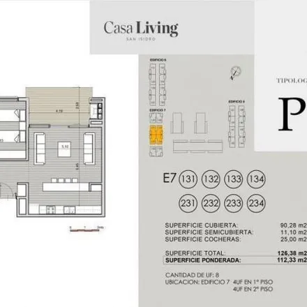 Buy this 2 bed apartment on Tomkinson y Newbery in Intendente Tomkinson, Partido de San Isidro