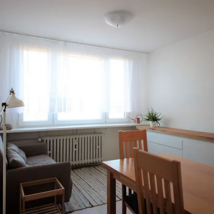 Rent this 1 bed apartment on Pujmanové 881/27 in 140 00 Prague, Czechia