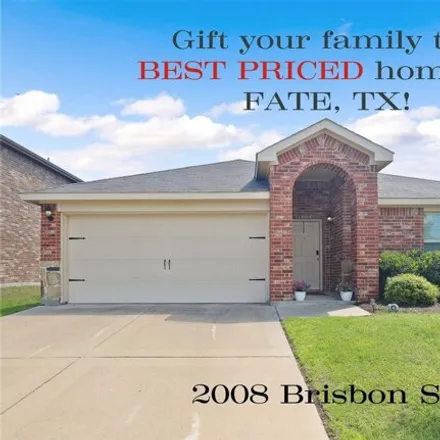 Buy this 4 bed house on 2006 Brisbon Street in Fate, TX 75189