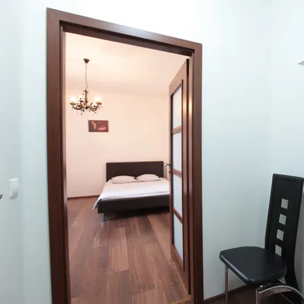 Rent this 1 bed apartment on Galerie Fénix in Sokolovská, 190 00 Prague