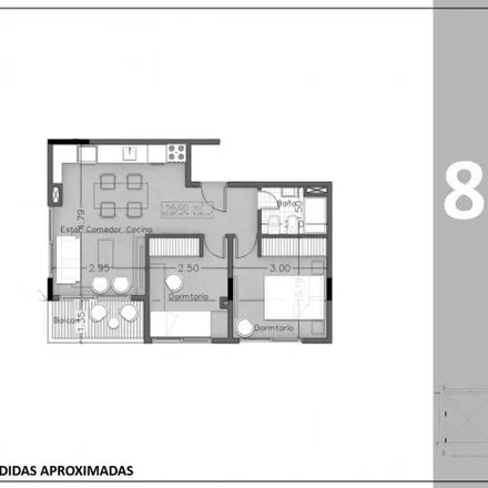 Buy this 2 bed apartment on Doctor Estanislao Severo Zeballos 5996 in Partido de Avellaneda, 1870 Wilde