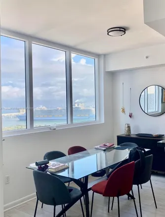 Rent this 2 bed condo on T-Mobile in 244 Biscayne Boulevard, Miami