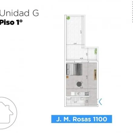 Buy this studio apartment on Pascual Rosas 1162 in Echesortu, Rosario