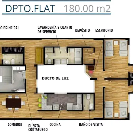 Image 9 - Casimiro Ulloa Avenue 195, Miraflores, Lima Metropolitan Area 15047, Peru - Apartment for sale