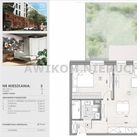 Buy this 2 bed apartment on Adama Mickiewicza 24 in 96-300 Żyrardów, Poland