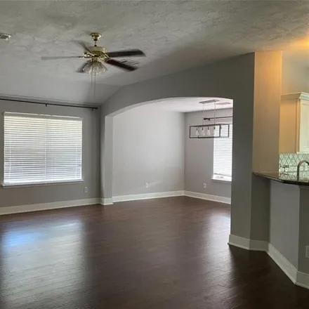 Rent this 3 bed house on 22561 Guston Hall Lane in Harris County, TX 77449