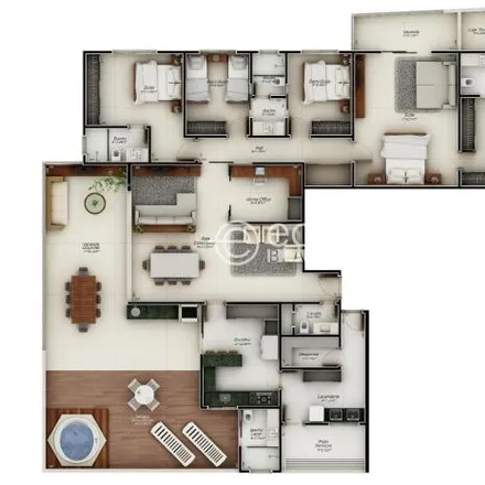 Buy this 4 bed apartment on Rua Rafael Rinaldi in Osvaldo Rezende, Uberlândia - MG