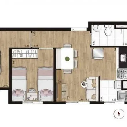 Buy this 2 bed apartment on Rua Sílvio Donini in Centro, Diadema - SP