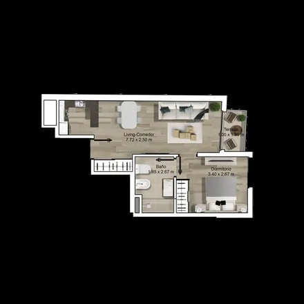 Buy this 2 bed apartment on Avenida Luis Alberto de Herrera 3465 in 3469, 12000 Montevideo