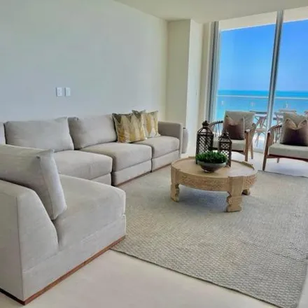 Rent this 3 bed apartment on SLS Cancun Hotel & Residences in Novo Cancun Novo Cancún Torre 1 Mz 27 Lt 1-02 UC-20 UP-P Secc. C, Av. Bonampak