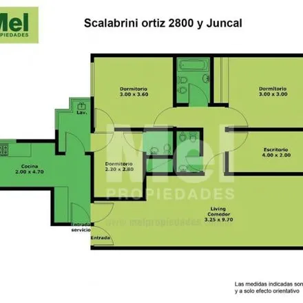 Buy this 3 bed apartment on Avenida Raúl Scalabrini Ortiz 2830 in Palermo, C1425 DBW Buenos Aires