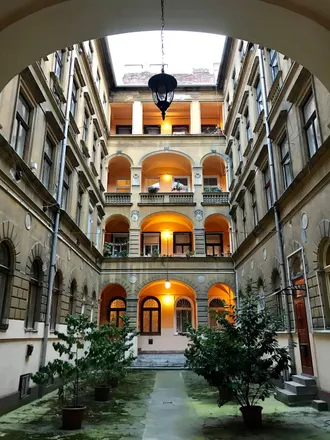 Rent this 1 bed apartment on Budapest in Vörösmarty utca 4/b, 1074