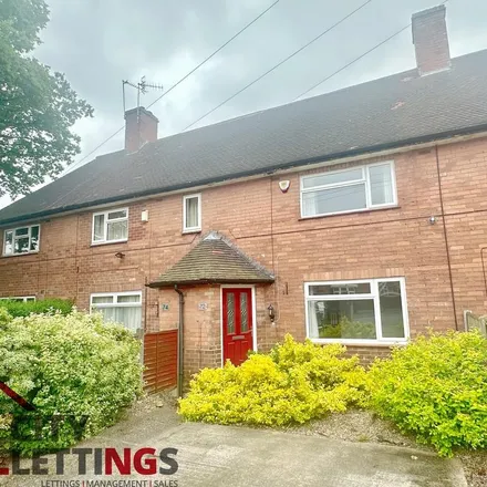 Rent this 2 bed townhouse on 104 Rosecroft Drive in Nottingham, NG5 6EN