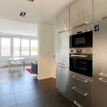 Rent this 1 bed apartment on Van de Wervestraat 10 in 2060 Antwerp, Belgium