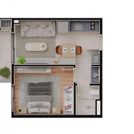 Buy this 1 bed apartment on Avenida João Gualberto 850 in Alto da Glória, Curitiba - PR