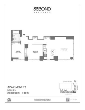 Image 4 - 33 Bond Street, New York, NY 11201, USA - Apartment for rent