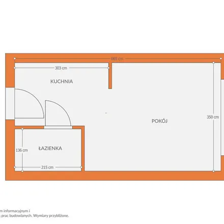 Rent this studio apartment on Jaworowska 7C in 00-766 Warsaw, Poland