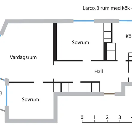 Rent this 3 bed apartment on Fjällgatan in 912 33 Vilhelmina, Sweden