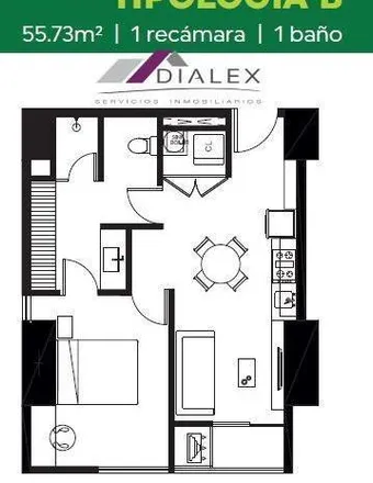 Buy this 1 bed apartment on Calle José María Arteaga 1518 in Centro, 64480 Monterrey