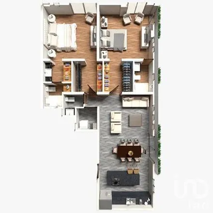 Buy this 2 bed apartment on Avenida Manuel J. Clouthier in Villa Puerta del Sol, 45117 Zapopan