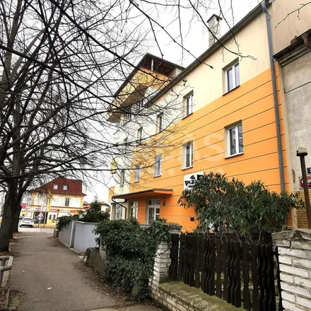 Rent this 1 bed apartment on Škoda in Karlovarská, 163 00 Prague