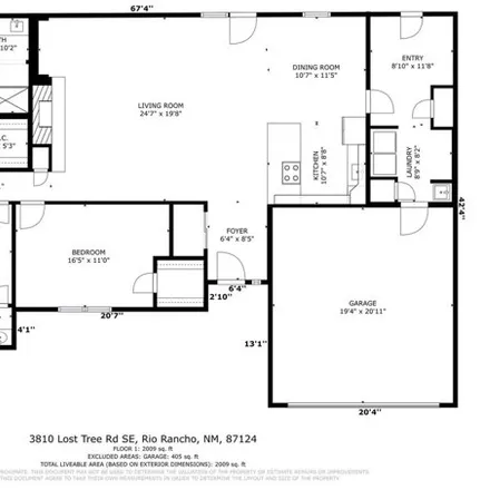 Image 1 - 3880 Lost Tree Road Southeast, Rio Rancho, NM 87124, USA - House for sale
