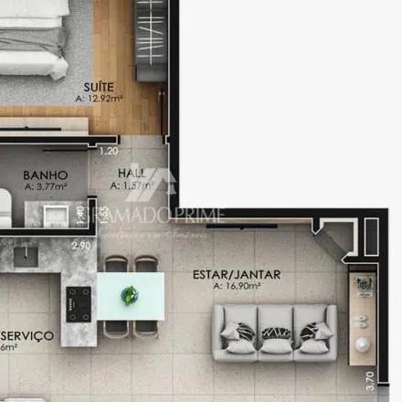 Buy this 1 bed apartment on Rua Santa Maria 157 in Condomínio Vivendas do Arvoredo I, Gramado - RS