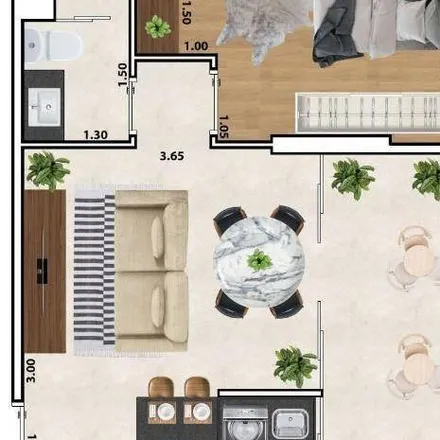 Buy this 1 bed apartment on Avenida Conselheiro Rodrigues Alves in Macuco, Santos - SP