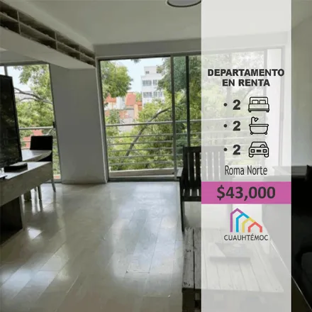 Rent this studio apartment on Los Loosers in Calle Sinaloa, Cuauhtémoc