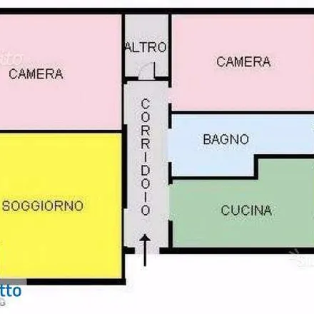 Rent this 1 bed apartment on Via Sem Benelli in 20151 Milan MI, Italy