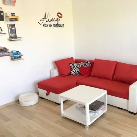 Rent this 1 bed apartment on Hawelańska 6F in 61-625 Poznań, Poland