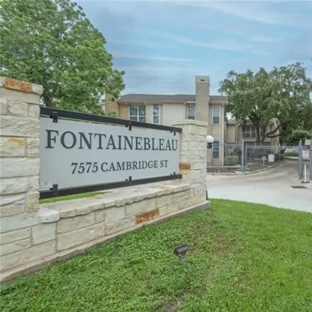 Buy this 1 bed townhouse on 7499 Cambridge Street in Houston, TX 77054