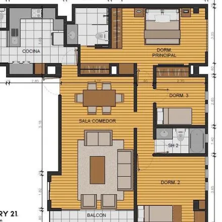 Buy this 3 bed apartment on Calle Germán Aparicio Gómez Sánchez in Miraflores, Lima Metropolitan Area 15048