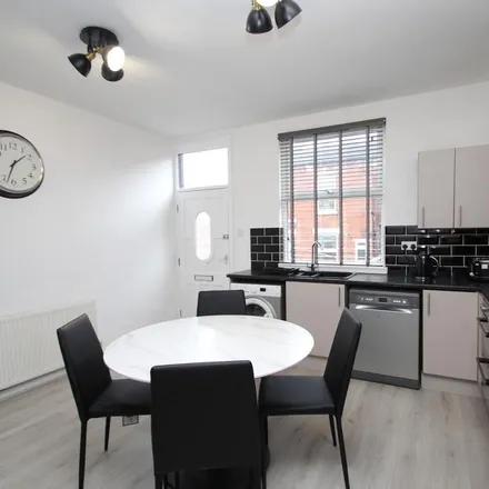 Rent this 4 bed townhouse on 21 Salisbury Avenue in Leeds, LS12 2AR