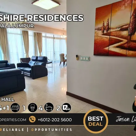 Rent this 4 bed apartment on Persiaran Hampshire in Kampung Datuk Keramat, 50400 Kuala Lumpur