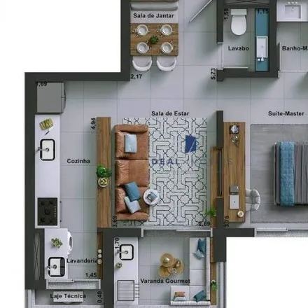 Buy this 1 bed apartment on Colégio Uirapuru in Avenida Professor Arthur Fonseca 633, Jardim Panorama