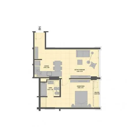 Buy this 1 bed apartment on Santiago del Estero 1464 in La Perla, B7600 DTR Mar del Plata