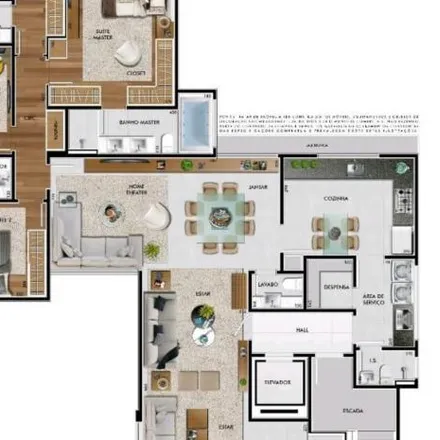 Buy this 4 bed apartment on Rua Doutor Rubens Guimarães in Pampulha, Belo Horizonte - MG