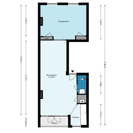 Rent this 1 bed apartment on Schaepmanstraat 15 in 6702 AN Wageningen, Netherlands