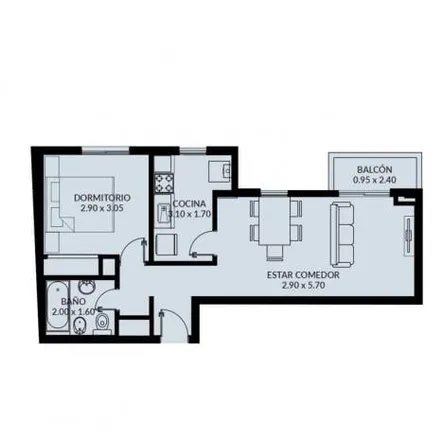 Buy this 1 bed apartment on La Rioja 2442 in Ex-Plaza España, Santa Fe