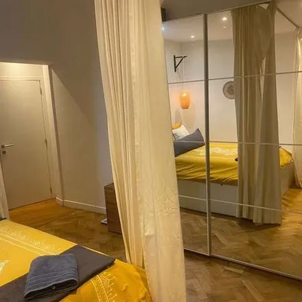 Rent this 1 bed apartment on Place du Jardin aux Fleurs - Bloemenhofplein 16 in 1000 Brussels, Belgium