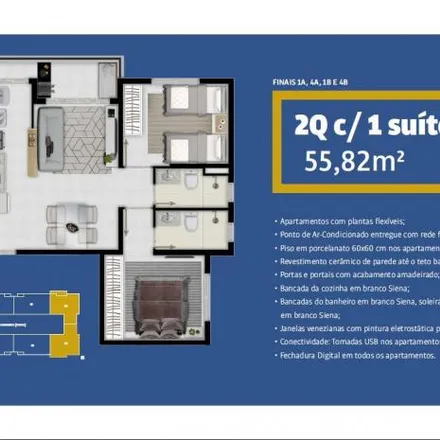 Buy this 2 bed apartment on Rua das Palmeiras in Aparecida de Goiânia - GO, 74910-410