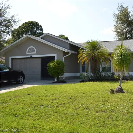 Rent this 3 bed house on 8366 Trillium Road in San Carlos Park, FL 33967
