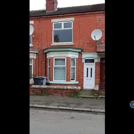 Rent this 3 bed townhouse on Laura Street in Crewe, CW2 6HA