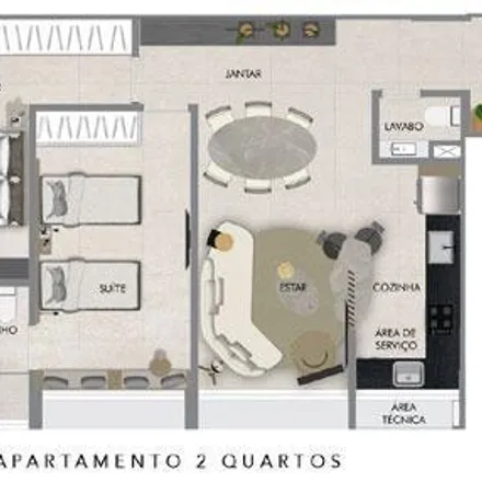 Buy this 2 bed apartment on Scuolla Pizzaria in Rua Grão Mogol 447, Sion